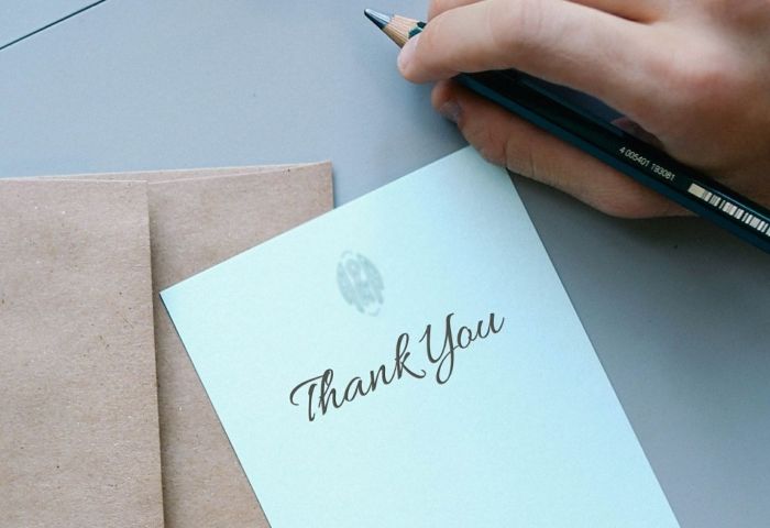 Why you should always send a thank you note after an interview